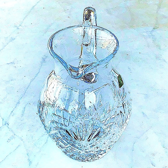 GODINGER WATER PITCHER PINEAPPLE COLLECTION CUT CRYSTAL 48 OZ NIB VINTAGE Y2K - Picture 7 of 12